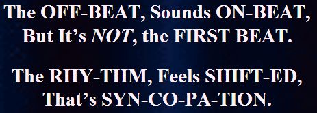 syncopation songe lyrics small